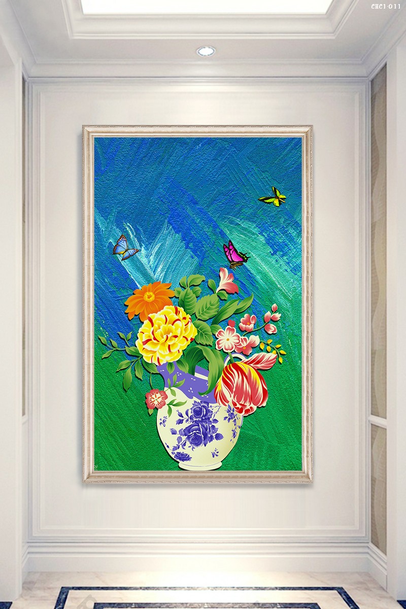 Tranh hoa cúc CHC1-011